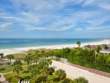 Spectacular Beachfront View and Location Directly On Siesta Key Beach Unit 404