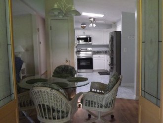 Dining area and kitchen