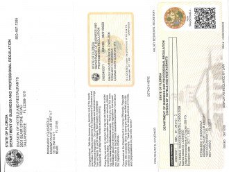 State of Florida Vacation Rental License