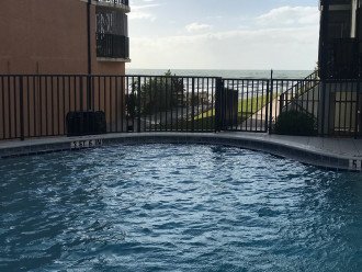 pool overlooking the ocean