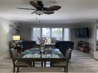 Dining and large living area