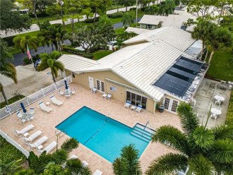 Overview of our pool and clubhouse