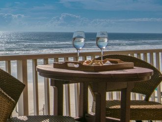 Extraordinary oceanfront views and sitings from your private balcony!