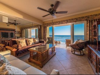 Living Room with oceanfront views from everywhere.