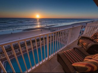 Oceanfront balcony view - sunrise!