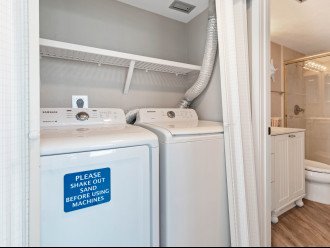 In unit full size washer dryer