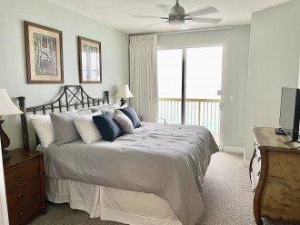 Master Bedroom #1 - oceanview, walk-in closet and attached bathroom.