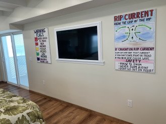 No Clutter Tv in Wall Spacy/Learn the Beach RULES