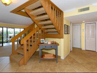 Staircase to bedroom suites