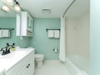 Bathroom with combo tub/shower