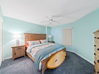 2nd Bedroom with king-sized bed