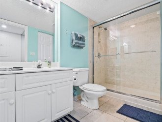 2nd bathroom w/ walk-in shower and access to main apartment.