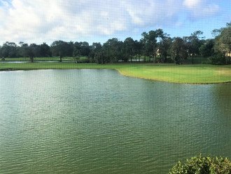 Beautiful view of the 7th green from the lanai