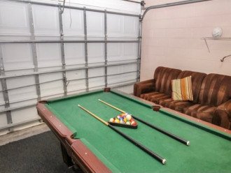 Games room with pool table and ping pong table