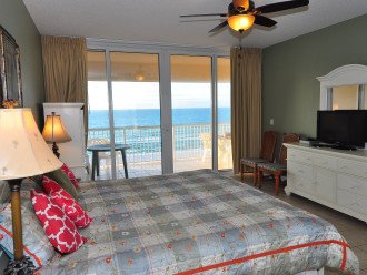 Enjoy the view of the Gulf from the master bedroom