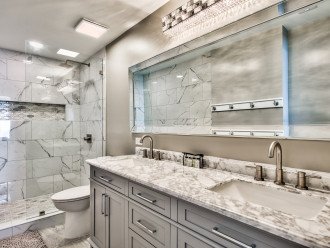 Master attached bathroom with walk-in shower