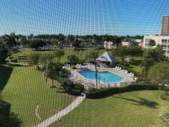 View of Pool from condo