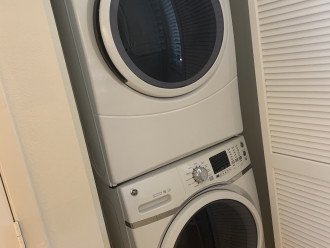 Full size Washer & Dryer in the unit