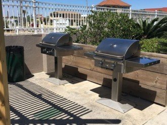 grill area-both gas and charcoal