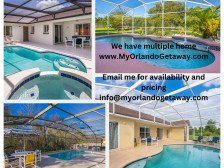 Heavenly Retreat-3BR-Pool, WiFi, ROKU TVs in all Rooms, Disney/Orlando