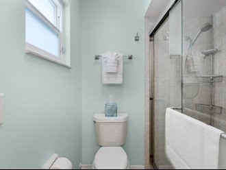 The Separate Shower and Toilet of the Owner's Bathroom.