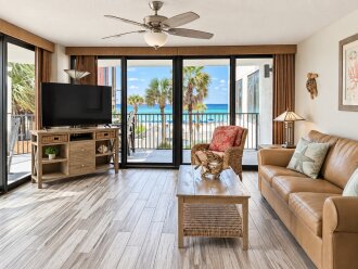 Upscale Perfection! Beachfront Condo, End Unit w/740 SqFt Balcony! Pool
