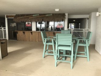 Tiki Bar Poolside serving Frozen Cocktails!