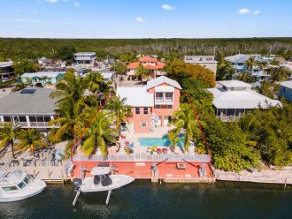 Key Largo Oceanfront Home 5/5 Pool, Jacuzzi, Tiki bar, Outdoor Kitchen, Dock. #36