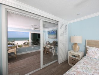 Looking to beach from master bedroom