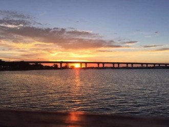 Beautiful Sunsets from the boardwalk and public park in downtown Stuart