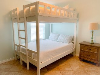 Third bedroom with bunk Queen beds