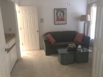 Study with pull out couch