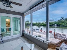 Manatee Retreat is a 2 bed / 2 bath duplex on a canal, totally private retreat