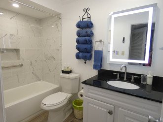 Fully updated guest bath!