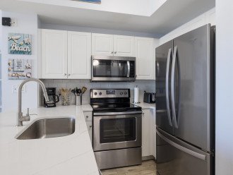 New stainless steel appliances