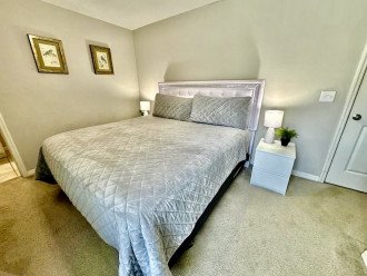 bedroom with king bed