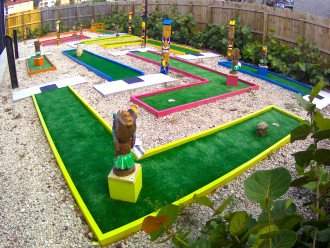 Daytona's only PRIVATE lighted 9 hole PUTT-PUTT EXCLUSIVELY for your use!
