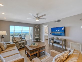 Living room view of the Gulf of Mexico