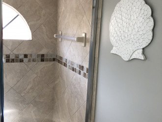 large updated shower