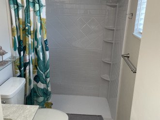 Primary bedroom bath/step in shower