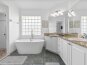 Master bathroom with walk in shower
