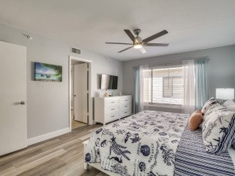 Bedroom in this Fort Myers townhouse.