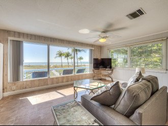 Living Room and Views of the Beach