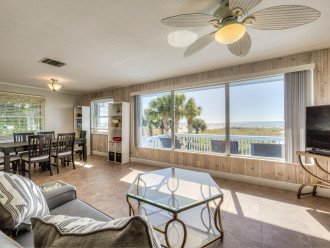 Living Area and Patio Views at Pelican Beach House