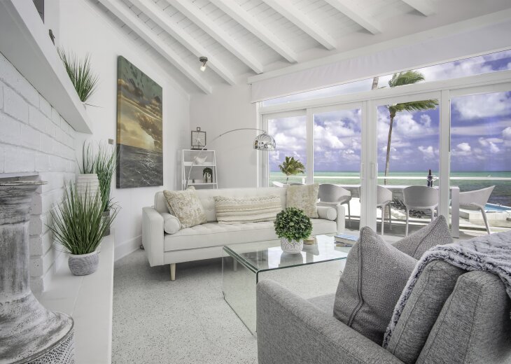 Living room with AMAZING views