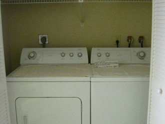 Washer and dryer are for your convenience.