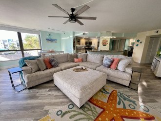 Large very comfy sectional in living room