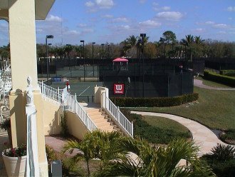 View of Tennis Courts From Clubhouse