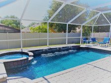 Executive Disney Pool/Spa Villa with Outdoor Kitchen