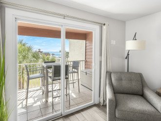 Great views from the living room and kitchen... even as you enter your oasis!